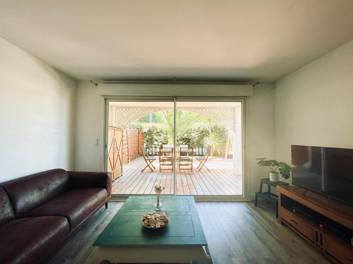 Lanton Plage - Appartement 6 Pers. Terrasse ภายนอก รูปภาพ