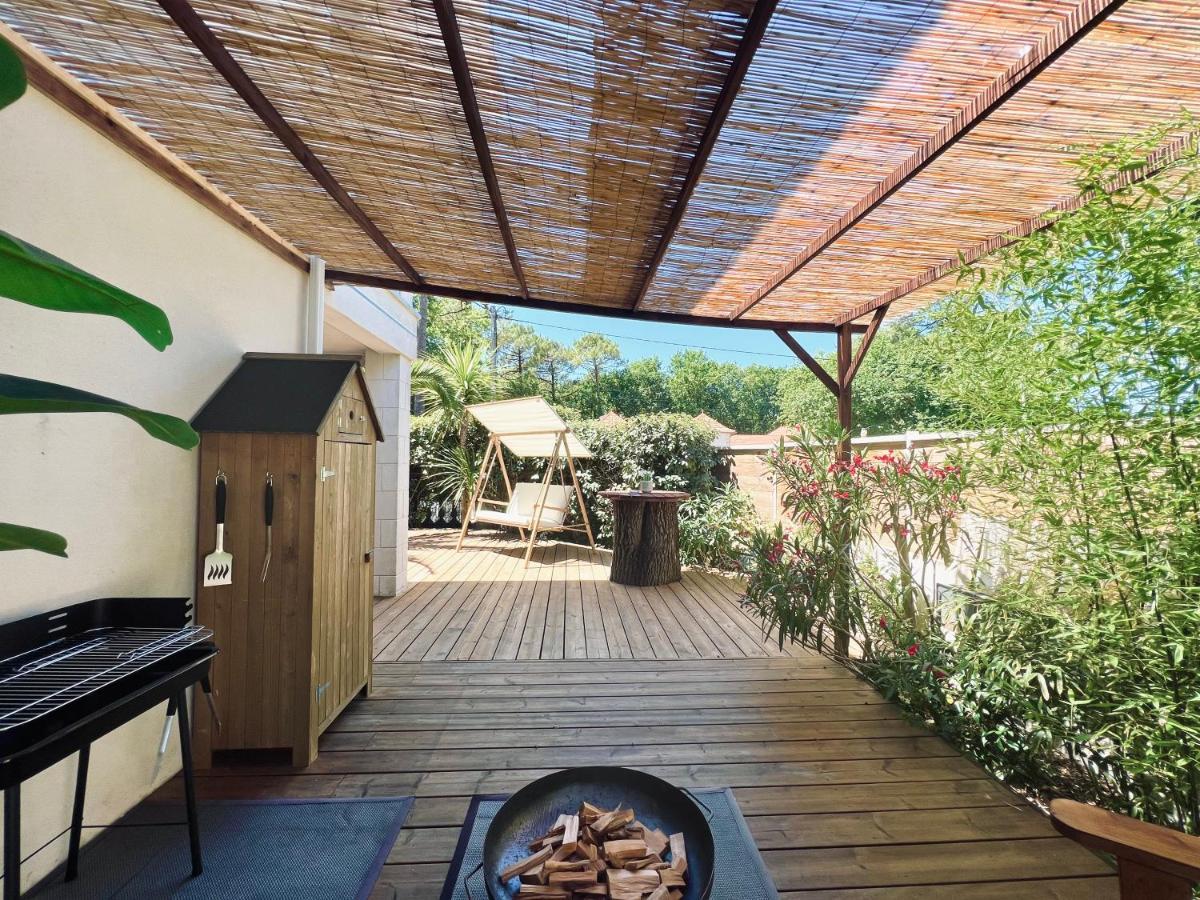 Lanton Plage - Appartement 6 Pers. Terrasse ภายนอก รูปภาพ