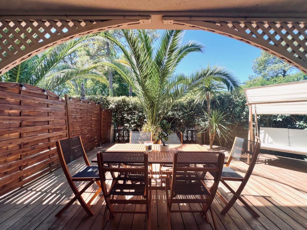 Lanton Plage - Appartement 6 Pers. Terrasse ภายนอก รูปภาพ