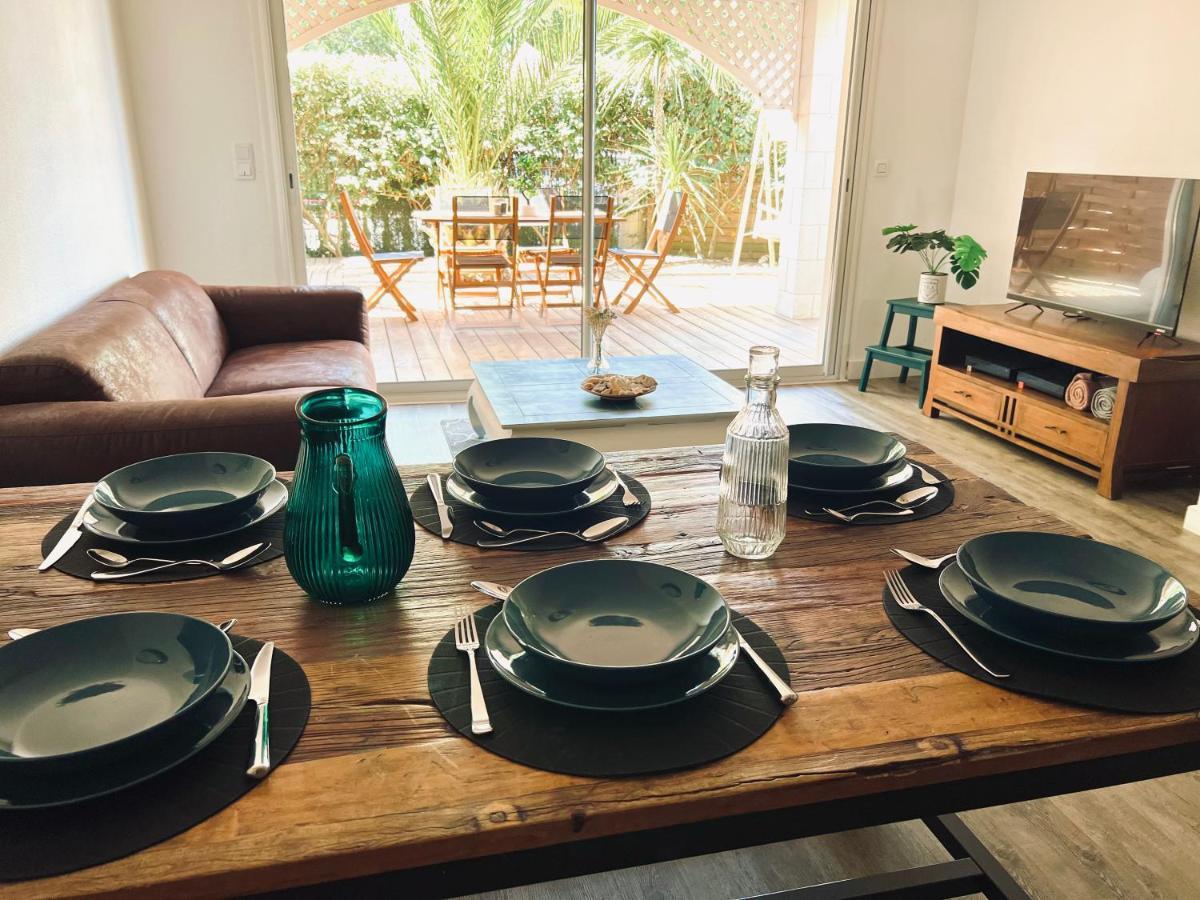 Lanton Plage - Appartement 6 Pers. Terrasse ภายนอก รูปภาพ